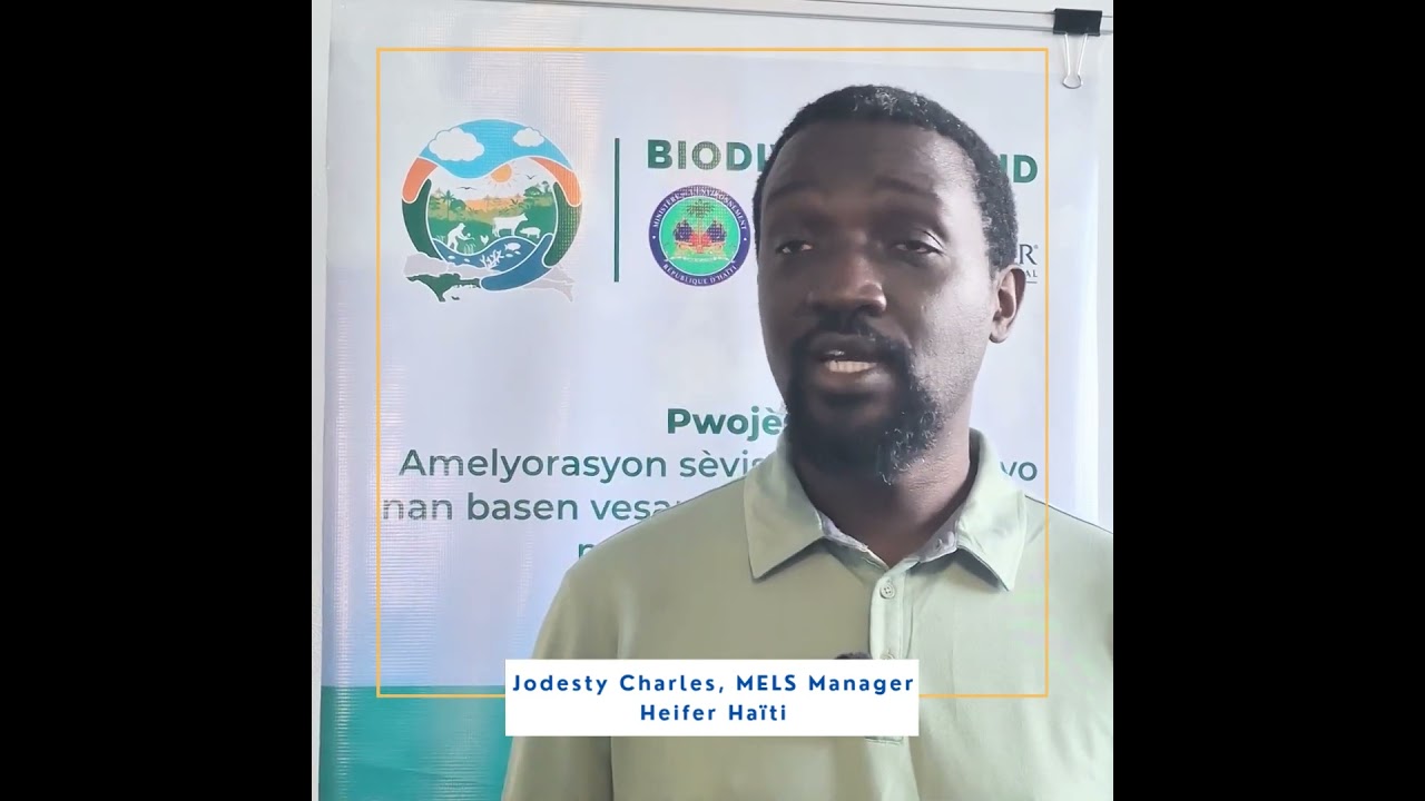 Jodesty Charles, MELS Manager_Heifer Haiti