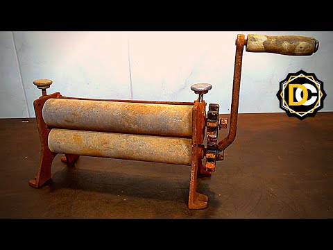 Rusted Antique Pasta Cylinder - Restoration | Workshop DC