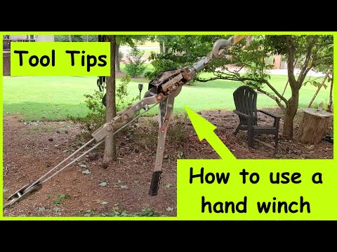 Tool Tip: How to use a Come Along / Hand Winch