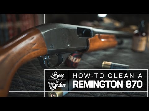 Remington 870 Pump Shotgun // Reinigung und Demontage