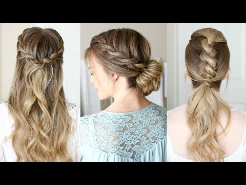 3 Easy Rope Braid Hairstyles | Missy Sue