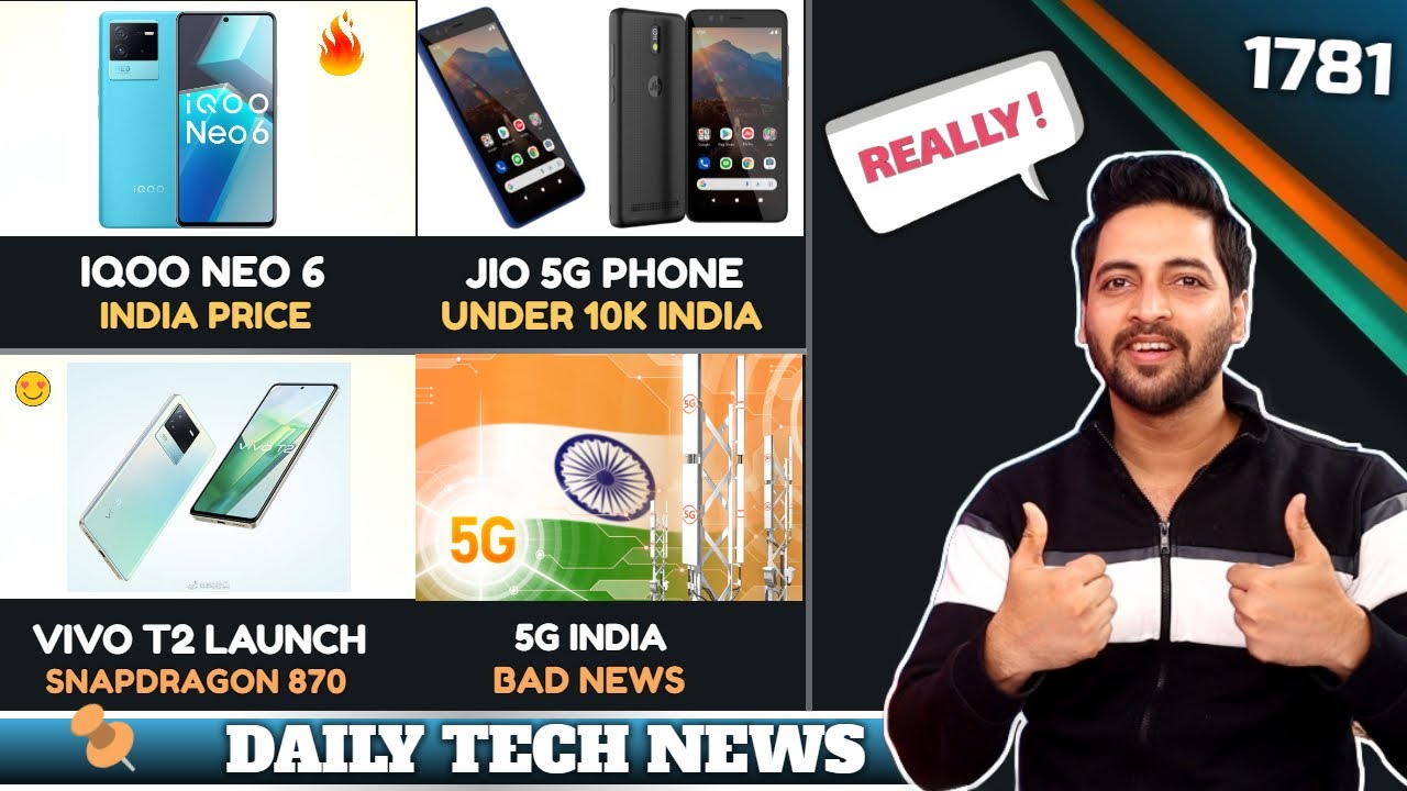 iQOO Neo 6 India Price,Jiophone 5G Launch,Huge Scam,5G India Issues🫤,vivo T2 Launch #1781