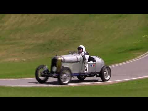 HUGE CRASH Vintage Hillclimb - Collingrove - Amilcar Grand Sport