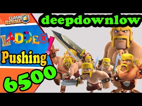 Deepdownlow  6500+ Hog  barbarian  Gameplays - Clash Royale