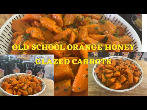 OLD SCHOOL ORANGE HONEY GLAZED CARROTS 🥕/A Fancy But Easy Delicious Thanksgiving Vegetable Side Dish