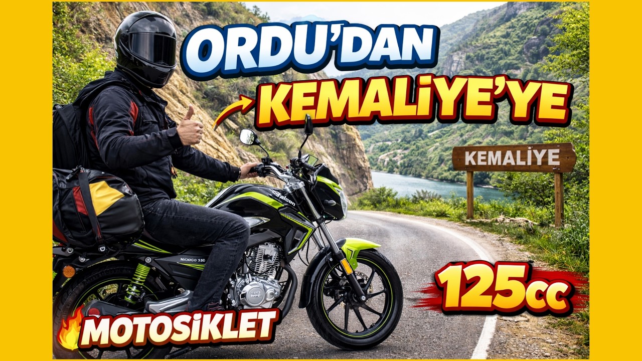 Düğün Dernek’in Çekildiği İlçedeyim! Ordu’dan Kemaliye’ye Motosiklet Yolculuğu