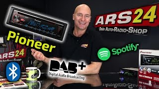 Headunit with Digitalradio DAB+ und Bluetooth | Pioneer DEH-X7800DAB | ARS24.com