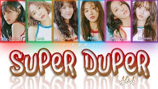 AOA(에이오에이) - Super Duper [HAN|ROM|ENG] Color Coded Lyrics