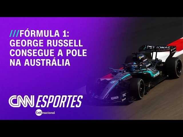 Fórmula 1: Russell coloca a Mercedes na pole position no GP da Austrália | AGORA CNN