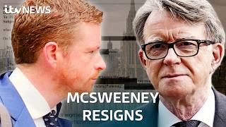 Morgan McSweeney quits as Kier Starmer's chief of staff following Mandelson scandal | ITV News