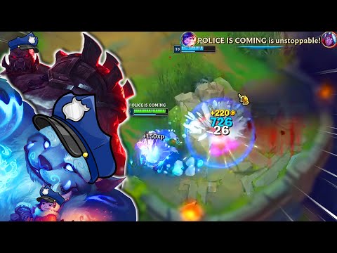 NON SI SCAPPA DALLA POLIZIA w/ @deidxra5928  - League of Legends ITA #3647