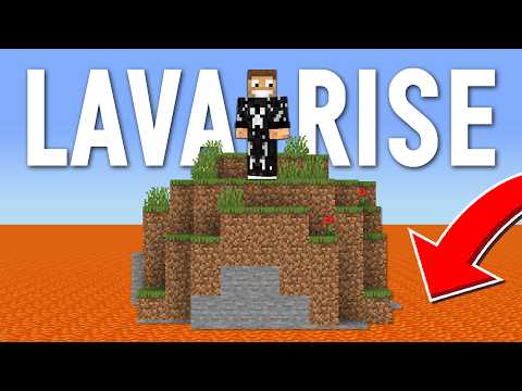 Hardcore, but the world fills with lava