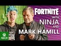 Ninja Teaches Mark Hamill The Ways of Fortnite