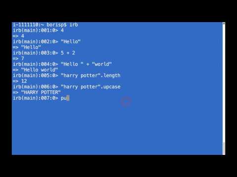 Learn to Code with Ruby Section 02 Lesson 10 Return Values and the nil Object