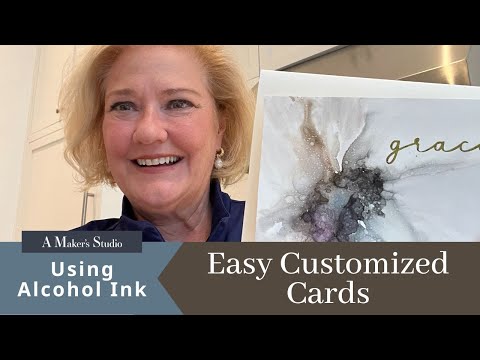 DIY Stationery with a Twist: Creating Stunning Homemade Cards with Alcohol Ink