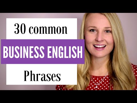 Business English - Advanced Vocabulary and Phrases