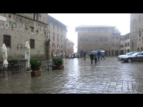 Volterra in the rain