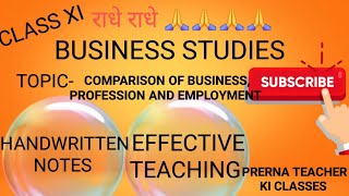 Download Lagu CLASS XI BUSINESS STUDIES-COMPARISON BUSINESS , PROFESSION AND EMPLOYMENT Thumbnail