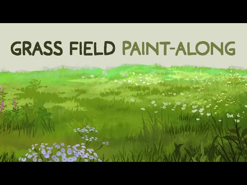 Painting a Field - Free brush-set