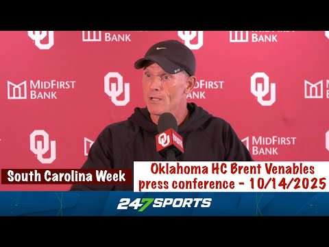 Oklahoma HC Brent Venables press conference (South Carolina Week) - 10/14/2025