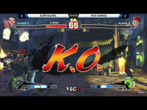 SSF4AE EG PR BALROG VS FOURWUDE - Socal Regionals 2014 Day 1