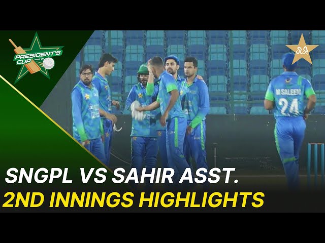 2nd Innings Highlights | SNGPL vs Sahir Asst. | President’s Cup Grade I 2025-26 | PCB | M2V13