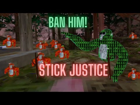 I almost got BANNED in Gorilla Tag VR + Stick Justice