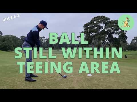 Ball Still Within Teeing Area - Golf Rules Explained