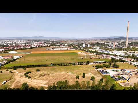 Teren intravilan 10.000 mp, Brasov, ideal pentru hala, depozit, activitati industriale — Video