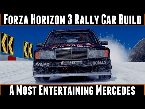 Forza horizon 3 Rally Car Build A Most Entertaining Mercedes (Mercedes 190E)