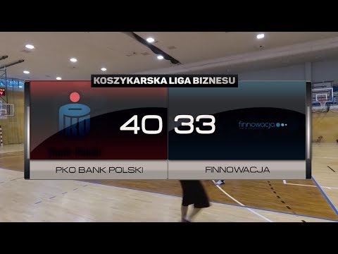 PKO Bank Polski vs Finnowacja - XI kolejka - III Liga Warszawa - Koszykarska Liga Biznesu