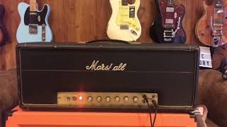 Video thumbnail for Marshall 1959 Super Lead 100W Original 10 April 1970 by Alsmusicfactory TV Searching The Good Tone