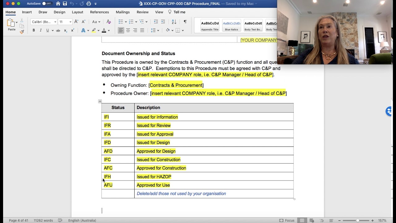 Contracts and Procurement Procedure