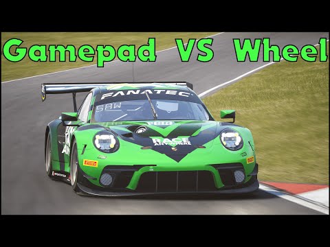 ACC -  Gamepad vs Wheel, Lap around Zandvoort