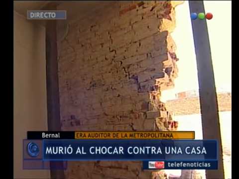 Choque y muerte en Bernal: cómo quedó la casa - Telefe Noticias