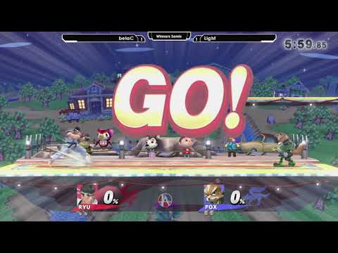 Smash 4: belaC (Ryu) V Light (Fox) - Ascendance 95 Tournament SSB4