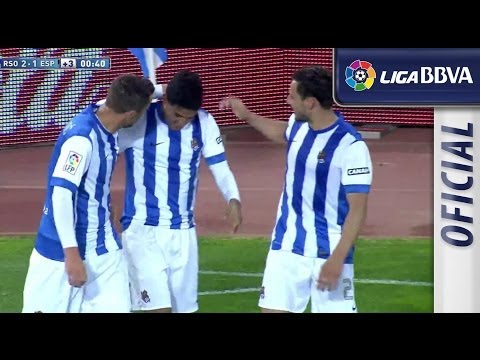 Great goal of Vela (2-1) Real Sociedad - RCD Espanyol - HD