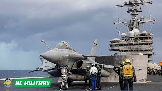 French Rafale Fighter Jets Operate with USS George H.W. Bush