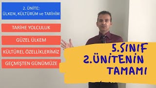 2. ÜNİTE: ÜLKEM, KÜLTÜRÜM VE TARİHİM