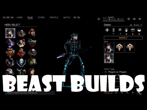 Paragon Beast Builds - Dekker The Dangerous Diva (Deck Building)