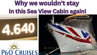 P&O Arvia  | Cabin Tour | 4640 | Sea View Cabin