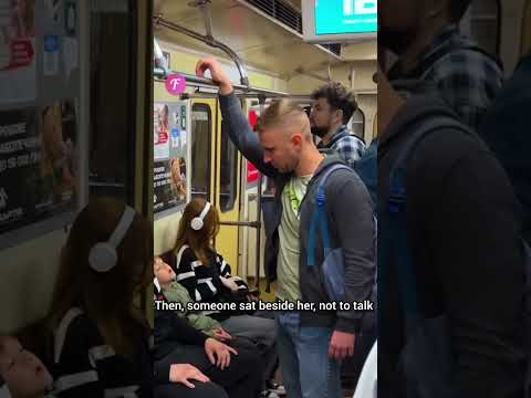 Guy saves girl from being harassed #care #love #kindness #shorts #trending #youtubeshorts #usa #uk