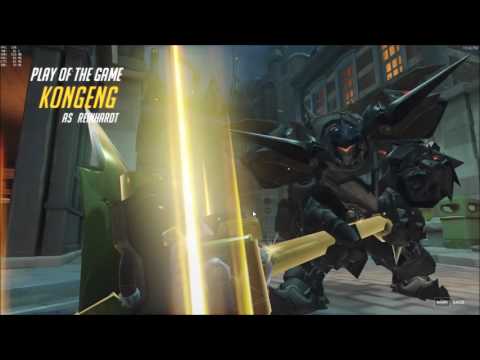 OW: Reinhardt Golden Axe Night