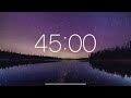 45 Minute Timer - Meditation Relaxing Music