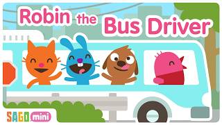 Robin the Bus Driver | Sago Mini World | Read Along for Kids