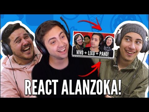 JOVENS REAGEM A ALANZOKA REAGINDO A IDOSOS REAGINDO A ALANZOKA VIVO, LIXO E PANO E TIJOLINHO