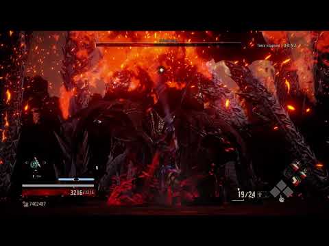 Code Vein: Hellfire knight +10 difficulty no damage, no companion