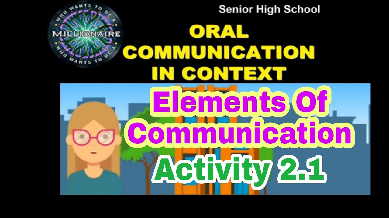 ORAL COM. QUARTER 1, MODULE 3: PROCESS OF COMMUNICATION-ACTIVITY 2.1/TEACHER LHOT/EDER ACADEMICS