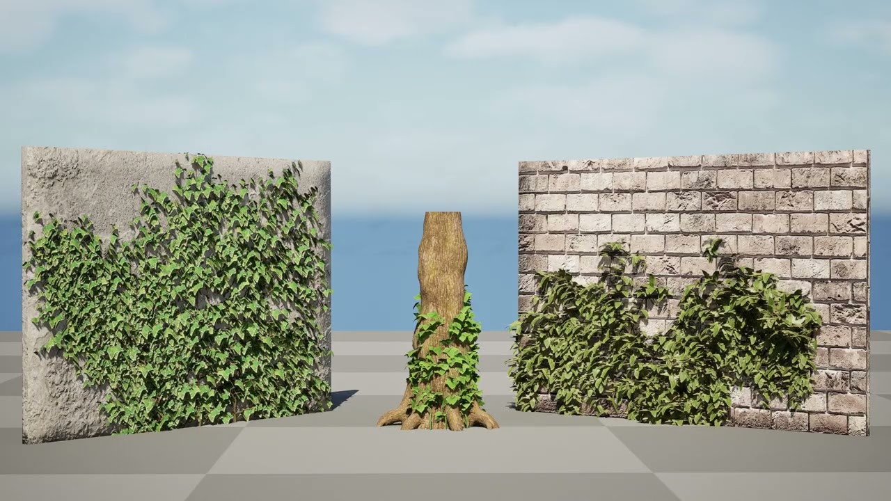 Ivy Plants Collection 01 3D Model