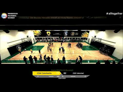 LIVE 🏀 TF U18 CSM Constanta vs CSO Voluntari